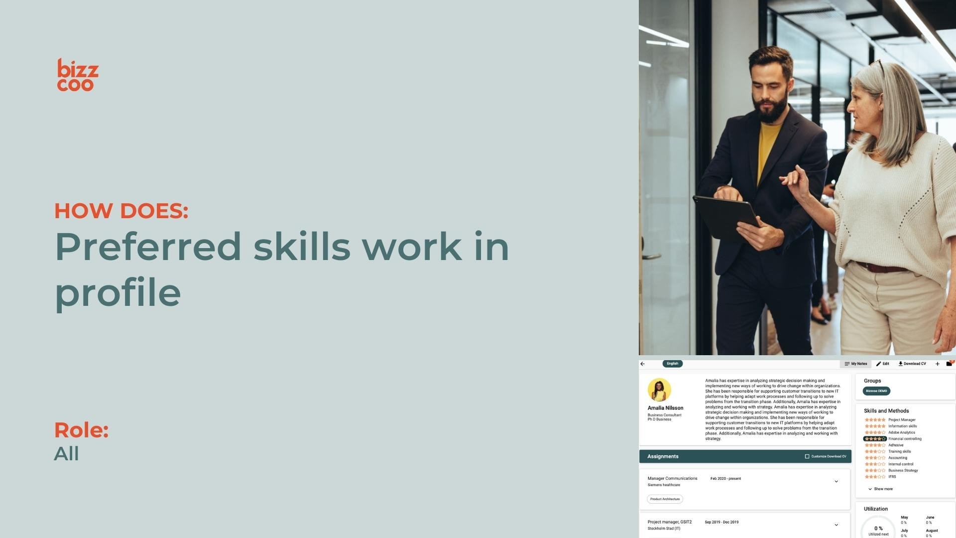 How does Preferred skills work in Profile