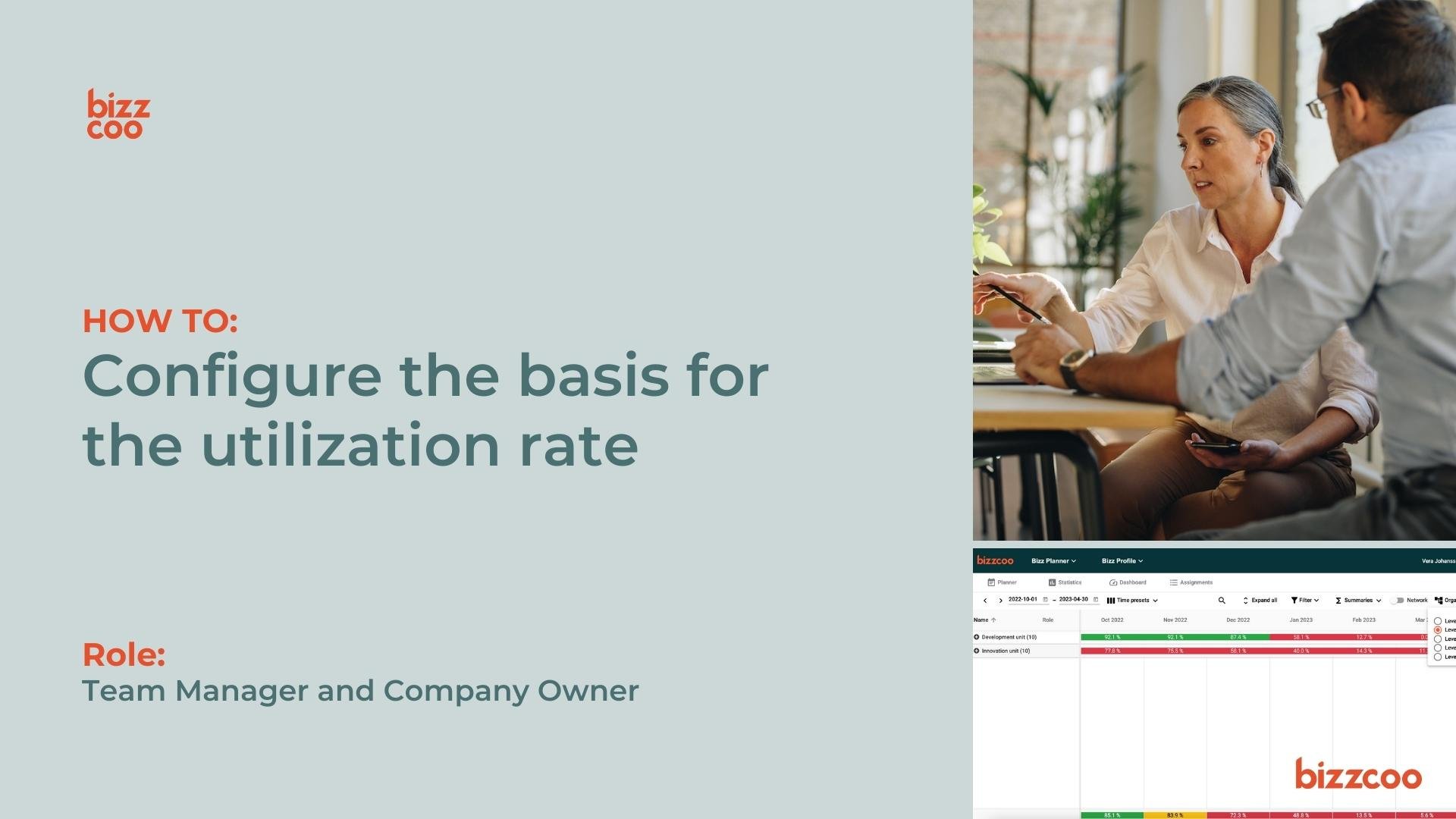 How to configure the basis for the utilization rate